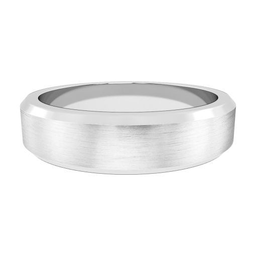 beveled edge white-front_view